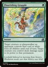 Flourishing Grapple - Reality Fracture - Magic: The Gathering card