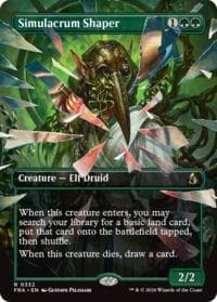 Simulacrum Shaper (Borderless) - Reality Fracture - Magic: The Gathering card