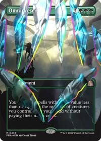 Omnipresence (Borderless) (Facet Foil) (0459) - Reality Fracture - Magic: The Gathering card
