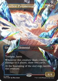 Frostbite Pyromental (Borderless) (Facet Foil) - Reality Fracture - Magic: The Gathering card