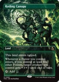 Roiling Canopy (Borderless) - Reality Fracture - Magic: The Gathering card