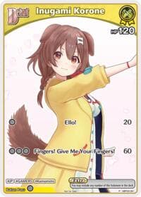 Inugami Korone (P) (hBP03-061) - hololive OFFICIAL CARD GAME Promos - Hololive card