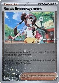 Rosa's Encouragement - Professor Program Promos - Pokemon card