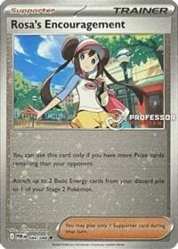 Rosa's Encouragement - 084/088 [Top 8] - Professor Program Promos - Pokemon card