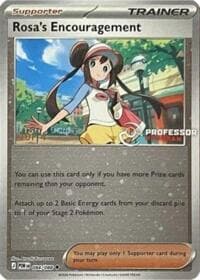 Rosa's Encouragement - 084/088 [Top 4] - Professor Program Promos - Pokemon card