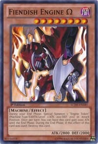 Fiendish Engine Omega - Legendary Collection 4: Joey's World - YuGiOh card