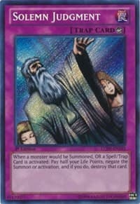 Solemn Judgment - Legendary Collection 4: Joey's World - YuGiOh card