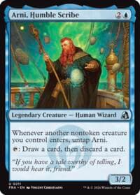 Arni, Humble Scribe - Reality Fracture - Magic: The Gathering card