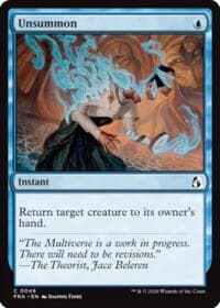Unsummon - Reality Fracture - Magic: The Gathering card