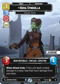 Hera Syndulla -  Renegade General - Judge Promos - Star Wars: Unlimited card