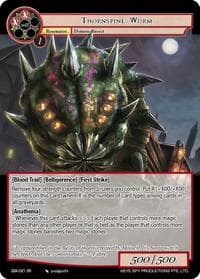 Thornspine Wurm - The Quest of the Seven Keys - Force of Will card
