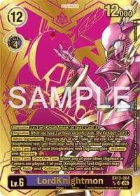 LordKnightmon (Rare Pull) - Chivalrous XIII - Digimon Card Game card