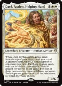Dack Fayden, Helping Hand - Commander: Reality Fracture - Magic: The Gathering card