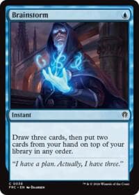 Brainstorm - Commander: Reality Fracture - Magic: The Gathering card
