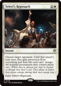 Teferi's Reproach - Commander: Reality Fracture - Magic: The Gathering card