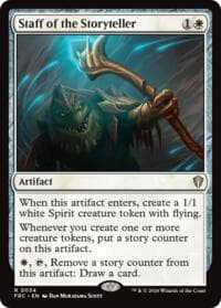 Staff of the Storyteller - Commander: Reality Fracture - Magic: The Gathering card