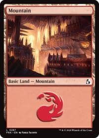 Mountain (0287) - Reality Fracture - Magic: The Gathering card