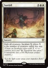 Sunfall - Commander: Reality Fracture - Magic: The Gathering card