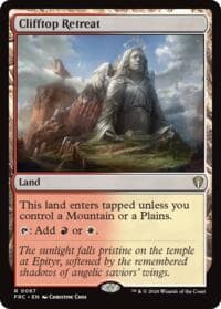 Clifftop Retreat - Commander: Reality Fracture - Magic: The Gathering card
