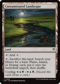 Contaminated Landscape - Commander: Reality Fracture - Magic: The Gathering card