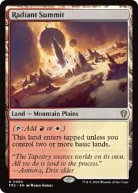 Radiant Summit - Commander: Reality Fracture - Magic: The Gathering card