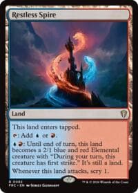 Restless Spire - Commander: Reality Fracture - Magic: The Gathering card