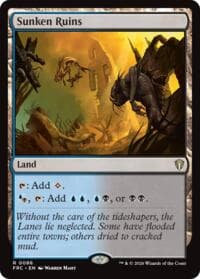 Sunken Ruins - Commander: Reality Fracture - Magic: The Gathering card