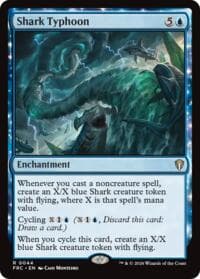 Shark Typhoon - Commander: Reality Fracture - Magic: The Gathering card