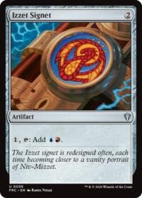 Izzet Signet - Commander: Reality Fracture - Magic: The Gathering card