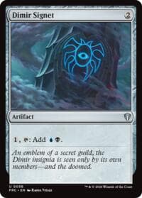 Dimir Signet - Commander: Reality Fracture - Magic: The Gathering card