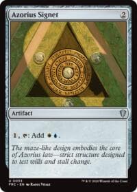 Azorius Signet - Commander: Reality Fracture - Magic: The Gathering card