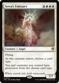 Serra's Emissary - Commander: Reality Fracture - Magic: The Gathering card