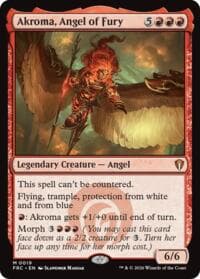 Akroma, Angel of Fury - Commander: Reality Fracture - Magic: The Gathering card