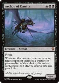 Archon of Cruelty - Commander: Reality Fracture - Magic: The Gathering card