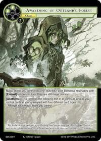 Awakening of Outland's Forest - The Quest of the Seven Keys - Force of Will card
