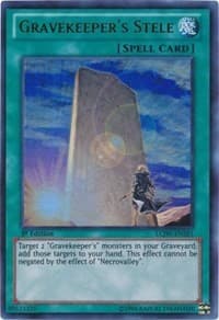 Gravekeeper's Stele - Legendary Collection 4: Joey's World - YuGiOh card
