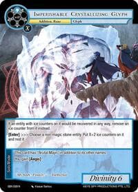 Imperishable Crystallizing Glyph - The Quest of the Seven Keys - Force of Will card