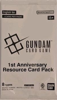 1st Anniversary Resource Pack - Gundam Promotional Cards - Gundam Card Game card