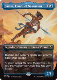 Samut, Tyrant of Naktamun (Borderless) - Reality Fracture - Magic: The Gathering card