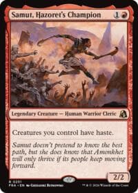 Samut, Hazoret's Champion - Reality Fracture - Magic: The Gathering card