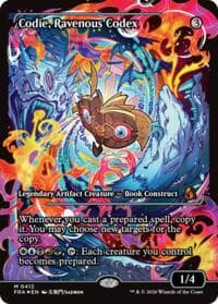 Codie, Ravenous Codex (Showcase) - Reality Fracture - Magic: The Gathering card