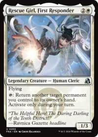 Rescue Girl, First Responder - Reality Fracture - Magic: The Gathering card