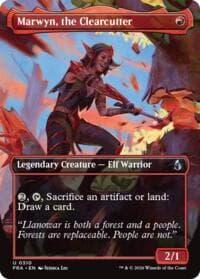 Marwyn, the Clearcutter (Borderless) - Reality Fracture - Magic: The Gathering card