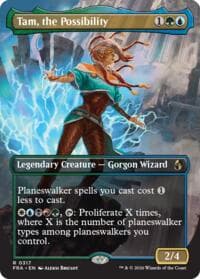 Tam, the Possibility (Borderless) - Reality Fracture - Magic: The Gathering card