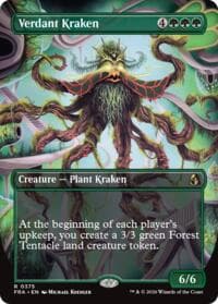 Verdant Kraken (Borderless) - Reality Fracture - Magic: The Gathering card