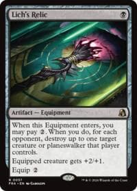 Lich's Relic - Reality Fracture - Magic: The Gathering card