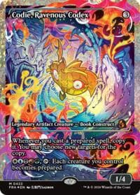 Codie, Ravenous Codex (Showcase) (Fracture Foil) - Reality Fracture - Magic: The Gathering card