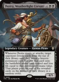 Jhoira, Weatherlight Corsair (Extended Art) - Commander: Reality Fracture - Magic: The Gathering card