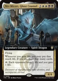 Niv-Mizzet, Ghost Counsel (Extended Art) - Commander: Reality Fracture - Magic: The Gathering card