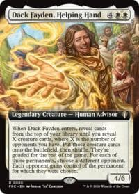 Dack Fayden, Helping Hand (Extended Art) - Commander: Reality Fracture - Magic: The Gathering card